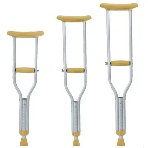 Hot sale aluminum Adjustable Axillary Crutch Armpit crutch/Underarm crutches