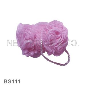 Pink Mesh Puff Sponge/ bath accessories - Product Image 1