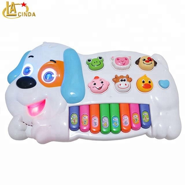 Клавиатура с животными, игрушки для детей, электрическое музыкальное освещение, детские игры, рекламные электронные предметы