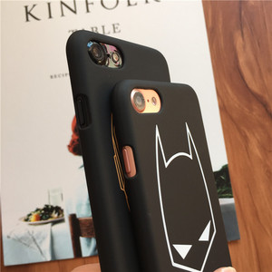 2018 Venta caliente simple líneas Batman Iron Man Slim hard PC caso del teléfono móvil para el iPhone 6 S 7 8 más X - Product Image 3