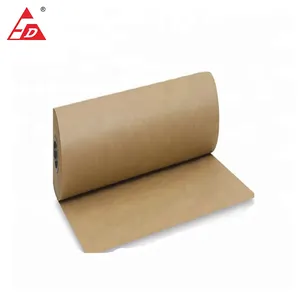 Kraft Self Adhesive 80gsm Brown Kraft Paper With 84gsm Yellow Release Paper Label Materials