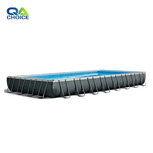 Guangzhou Choice Amusement Plato PVC Material Inflatable Blue Round Swimming Pools