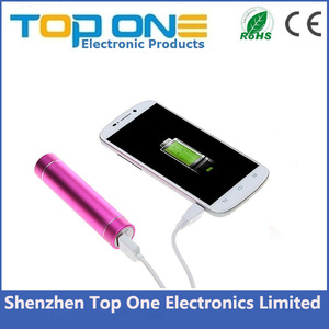 2015 Best selling regalo de la promoción cilindro flashi luz mini banco portable para móviles - Product Image 3