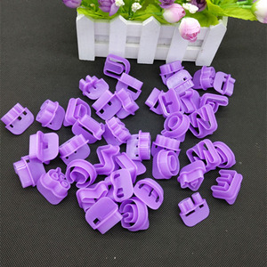 Dụng Cụ Trang Trí Bánh Hình Tròn Cỡ Lớn Dụng Cụ Cắt Hình Bánh Quy Bộ Chữ Cái Bằng Nhựa Giáng Sinh Tùy Chỉnh Dụng Cụ Cắt Bánh Quy - Product Image 4