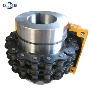 Kc 6018 Chain Coupling Factory Sale KC Type 4012 5016 5018 6018 12018 Roller Chain Flexible Shaft Coupling