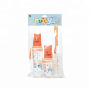 Ensemble bouteille et bavoir pour bébé, 2 pièces, costume de soins pour nouveau-né - Product Image 4
