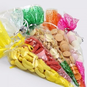 Clear <strong>Cone</strong> Shaped Cello <strong>Bags</strong> Cellophane <strong>Cone</strong> Shaped <strong>Sweet</strong> Treat Display Gift Party <strong>Bags</strong> - Product Image 3