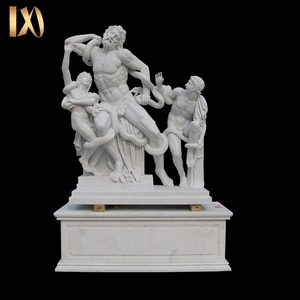 Mano tallada jardín famosa antigua romana persona escultura hombre desnudo - Product Image 3
