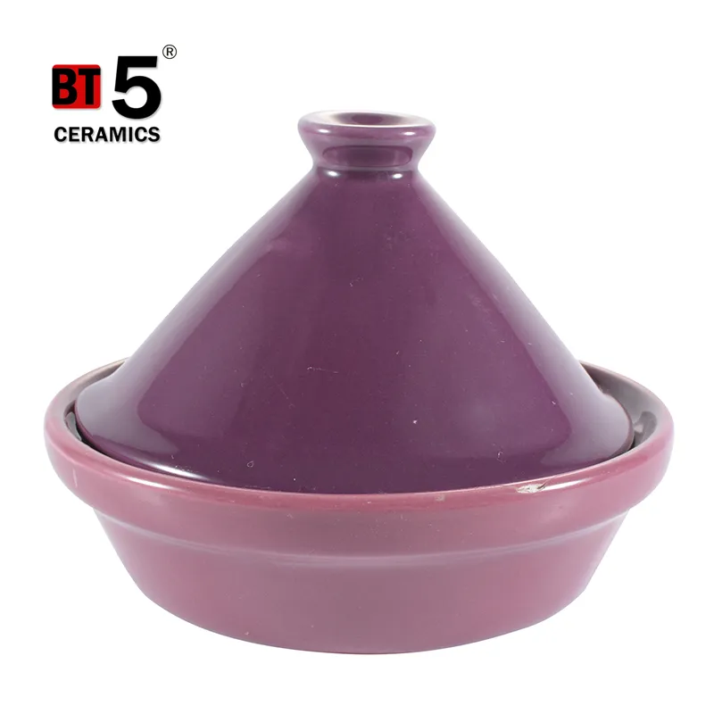 Multi Color Microwave Oven Ceramic Moroccan Mini Tajine Pot Cookware Sets Multi Use Ceramic Kitchen Tool Hot Selling with Lid