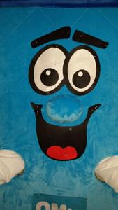 Costumes de mascotte HOLA Blue Mattress Man / Costumes de mascotte de <span class=keywords><strong>dessin</strong></span> <span class=keywords><strong>animé</strong></span> - Product Image 5