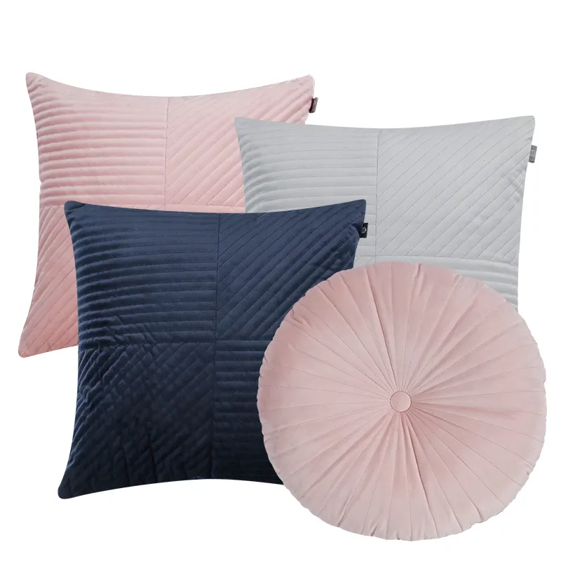 Inscustomized velvet throw pillows, velvet minimalistic sofa back cushions