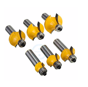 طقم بت راوتر دائري فوق 6 بوصة-، "،" ، "،" ، "،" ، "،" ، "،" ، "،" ، "نصف قطر" ، مجموعة بتات دائرية لتنظيف الزاوية - Product Image 4