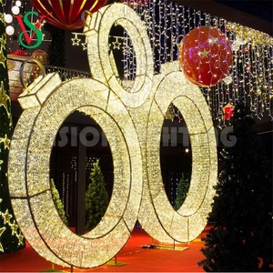 Zhongshan Large 200cm Commercial Street Detachable <strong>Round</strong> Shape <strong>Ball</strong> Christmas <strong>Led</strong> Motif <strong>Lights</strong> - Product Image 2