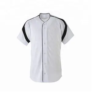 Custom team baseball jersey design black and white