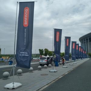 Sản phẩm tuyệt vời của tùy chỉnh thiết kế quảng cáo bên đường thăng hoa lông & Giọt Nước Mắt cờ bãi biển. Các loại khác nhau của cơ sở - Product Image 3