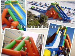 30ft cao lớn inflatable nước trượt inflatable lớn trượt inflatable trượt N trượt cho tổ chức sự kiện - Product Image 4