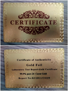 Su misura del Contenitore di Regalo 24K Oro Rosa Fiore Artificiale <span class=keywords><strong>Rose</strong></span> D'oro - Product Image 6