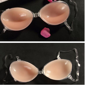 Hot sexy <span class=keywords><strong>invisible</strong></span> silicone <span class=keywords><strong>soutien</strong></span> - gorge pour maillot de bain - Product Image 2