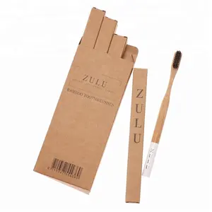<span class=keywords><strong>Brosse</strong></span> <span class=keywords><strong>à</strong></span> <span class=keywords><strong>dents</strong></span> <span class=keywords><strong>en</strong></span> <span class=keywords><strong>bambou</strong></span> naturel <span class=keywords><strong>à</strong></span> manche rond avec boîtes de 4 pièces, produit de soins bucco-dentaires écologique - Product Image 1