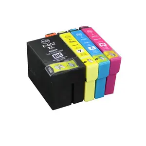 Cartucho de tinta compatível impressora, 252xl t2521 para epson workforce wf7620 wf7610 wf 3640 3620 WF-7710 wf WF-7720 7725