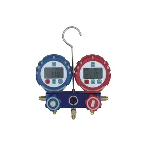 Manifold ac pressure gauge readings in digital for R32 new refrigerants, digital ac gauge set