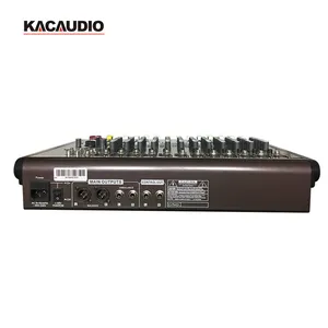 Professional digital echo karaoke player 12 channel powered mixer