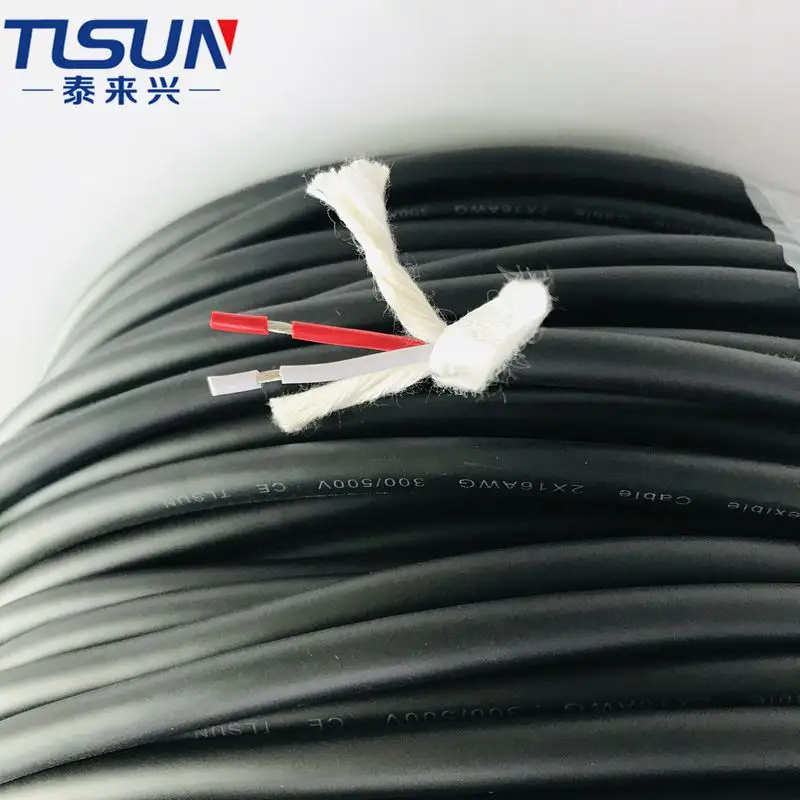 Hot koop CE gecertificeerd 2-core 16AWG YY flexibele controle kabel Elektrische apparatuur kabel