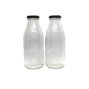 500 ml claro leche y agua bebida botella de <span class=keywords><strong>vidrio</strong></span> con tapa hermética - Product Image 2
