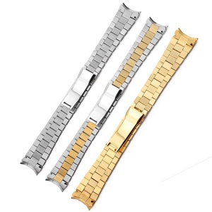 Luxury Oysterflex <span class=keywords><strong>Reloj</strong></span> Pulsera Reemplazo 13mm 20mm Daydate Band en Acero Dorado y Hebilla <span class=keywords><strong>de</strong></span> Acero Inoxidable - Product Image 3