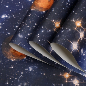 デザイン子供の星の惑星の壁紙PVC装飾的な家の防水壁紙