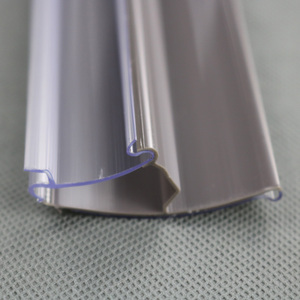Plastik raf kenar fiyat etiketi tutucu şerit rayları - Product Image 3
