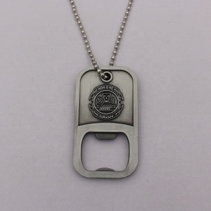 Abrebotellas de metal personalizado para perros, Abrebotellas con cadena de bolas, venta al por mayor - Product Image 3