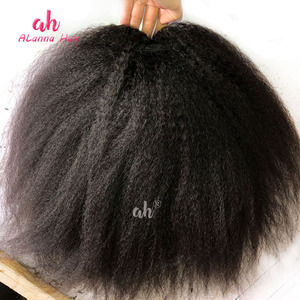 Nóng Bán Tóc Con Người Ponytail Phần Mở Rộng Top Grade 10A Trinh Nữ Mông Cổ Kinky Thẳng Đuôi Ngựa Thời Trang Và Cổ Điển - Product Image 4