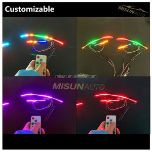 Nueva llegada anillo del halo led de flujo de color rgby kits para coche luces - Product Image 1