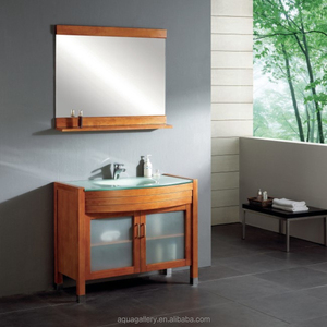 Mueble <span class=keywords><strong>de</strong></span> <span class=keywords><strong>Baño</strong></span> con Lavabo Doble <span class=keywords><strong>de</strong></span> <span class=keywords><strong>Vidrio</strong></span> Templado <span class=keywords><strong>de</strong></span> 72 Pulgadas con Base - Product Image 4