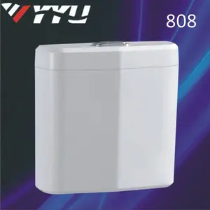 808 Wall Hung Plastic ABS Toilet Double flush cistern