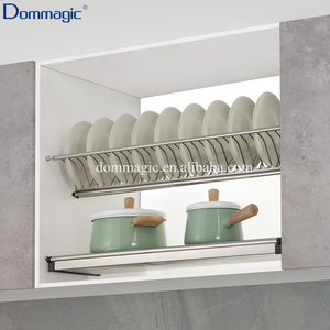 <span class=keywords><strong>Scolapiatti</strong></span> a 2 Ripiani in Acciaio Inox per Armadio da <span class=keywords><strong>Cucina</strong></span> Montaggio a Parete - Product Image 2