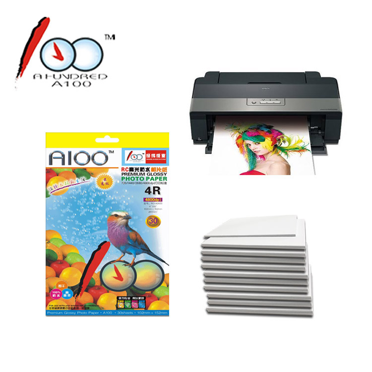 Глянцевая фотобумага A4 A3 A6/4R 260g RC с полимерным покрытием