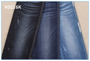 Certificat Repreve bouteille en plastique recyclé tissu denim extensible unifi polyester pour jeans - Product Image 5