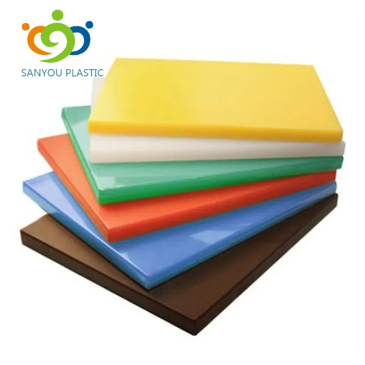 ब्लू एचडीपीई काटने बोर्ड एचडीपीई प्लास्टिक काटने बोर्ड सेट प्लास्टिक काट बोर्ड या एचडीपीई शीट Ce प्रमाणीकरण के साथ