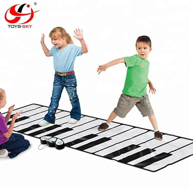 बच्चों को संगीत पियानो नृत्य चटाई सुपर विशाल इलेक्ट्रॉनिक कीबोर्ड खेलने चटाई