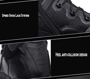 Bốt Ngụy Trang Chiến Thuật Chiến Đấu Có Khóa Kéo Nhẹ Cho Nam - Product Image 6