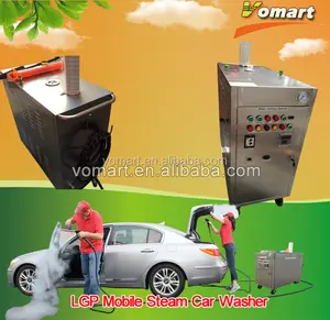 20 bar LPG portable mobile steam car wash machine/steam service station vacuum cleaner
