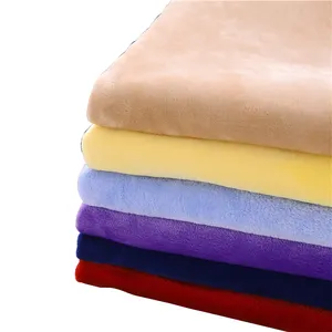 100% polyester flannel fabric for bedding and garment