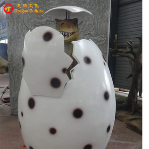 Modello artificiale su misura dell'uovo di <span class=keywords><strong>Dino</strong></span> del dinosauro animatronico dell'attrezzatura del parco per il parco giurassico di divertimento - Product Image 3