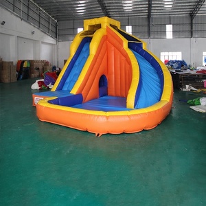 Bán buôn Trên Mặt Đất Trẻ Em Slide Sử Dụng Bơi Bơm Hơi Hồ Bơi Trượt Nước - Product Image 2