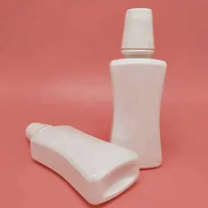 热销空白色250毫升500毫升PE塑料漱口水包装瓶: