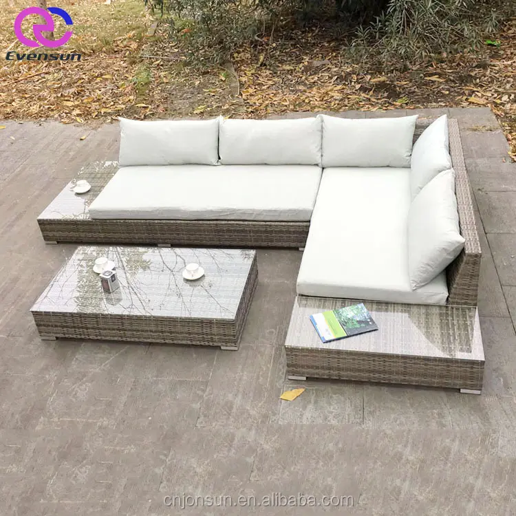 Thời Trang Hiện Đại Mây Góc Sofa Đặt Giá Thấp Ngoài Trời Giải Trí Vườn Sofa