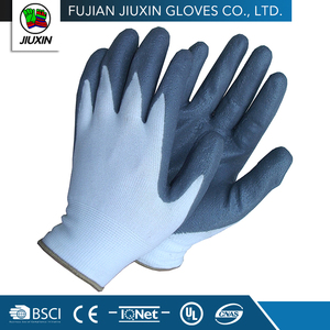 2023 Durable Esd Nylon Travail Industriel Sécurité Sécurité De Protection Anti-coupure Gants Enduits De Latex Gants De Travail En Nitrile - Product Image 6