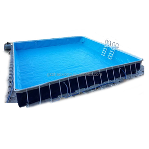 Piscines de larges à cadre en PVC, sous-sol, à cadre métallique en acier, bassin pour parc aquatique, en vente, <span class=keywords><strong>prix</strong></span> <span class=keywords><strong>d</strong></span>'usine - Product Image 4